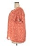 Daniel Rainn 100% Rayon Orange Short Sleeve Blouse Size XXL - photo 5