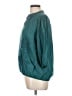 Trinity Teal 3/4 Sleeve Blouse Size L - photo 5