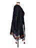 J.Crew 100% Cotton Black Kimono Size 12 (estimated) - photo 4