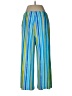 Susan Graver Stripes Blue Casual Pants Size M (petite) - photo 2