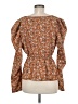 Shein Orange Long Sleeve Blouse Size L - photo 2