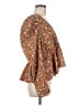 Shein Orange Long Sleeve Blouse Size L - photo 4