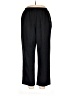 Alfred Dunner 100% Polyester Solid Black Dress Pants Size 16 - photo 1