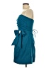 Teeze Me Solid Teal Cocktail Dress Size 11 - photo 5