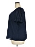 Shein Blue Short Sleeve Blouse Size XXL - photo 5