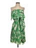 MM Couture 100% Polyester Tropical Green Cocktail Dress Size S - photo 1