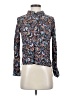 TSZC Paisley Blue Long Sleeve Blouse Size 4 - photo 1