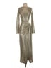 Significant Other Metallic Silver Cocktail Dress Size 4 - photo 1