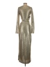 Significant Other Metallic Silver Cocktail Dress Size 4 - photo 2