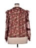 wonderly 100% Polyester Burgundy Long Sleeve Blouse Size XXL - photo 2