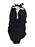 Unbranded Solid Black One Piece Swimsuit Size S - photo 2