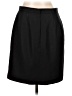 L.L.Bean 100% Wool Solid Black Wool Skirt Size 12 - photo 2