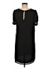 Soprano Solid Black Casual Dress Size M - photo 2