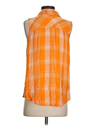 a.n.a. A New Approach Sleeveless Button-Down Shirt (view 2)