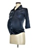 Marion Blue 3/4 Sleeve Blouse Size M - photo 1