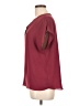 Simply Styled 100% Polyester Burgundy Short Sleeve Blouse Size L - photo 5