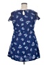 SO 100% Rayon Blue Casual Dress Size 18 - 20 - photo 2