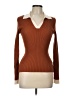 Merokeety Brown Long Sleeve Top Size L - photo 1