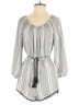 Ecote 100% Polyester Stripes Gray Romper Size S - photo 1