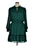 CeCe 100% Polyester Green Casual Dress Size XL - photo 1