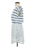 Splendid Stripes Blue Casual Dress Size S - photo 5