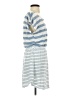 Splendid Stripes Blue Casual Dress Size S - photo 4