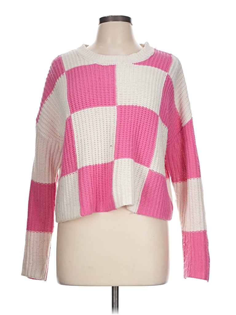 Pre-owned Moon & Madison Pullover Sweater In Pink