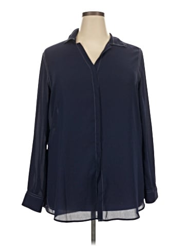 Foxcroft Long Sleeve Blouse (view 1)