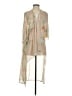 Crescent 100% Polyester Tan Kimono Size S - photo 1