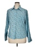 Levi's 100% Polyester Stars Blue Long Sleeve Blouse Size XL - photo 1