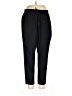 Stylus Solid Black Casual Pants Size XL - photo 1
