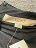 Ann Taylor LOFT 100% Polyester Solid Black Jumpsuit Size 12 - photo 4