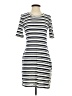 Splendid Stripes Ivory Casual Dress Size S - photo 1