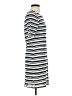 Splendid Stripes Ivory Casual Dress Size S - photo 4