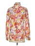J. McLaughlin Print Orange Pink Long Sleeve Blouse Size S - photo 2