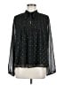 Ann Taylor Black Long Sleeve Polo Size M - photo 1