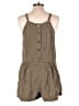 Zara Basic 100% Lyocell Solid Brown Romper Size L - photo 2