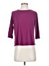 J.Jill Purple 3/4 Sleeve Top Size S - photo 1