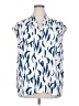 Monday Fun 100% Polyester Blue Sleeveless Blouse Size 2X - photo 1