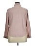 Mudd 100% Rayon Solid Tan Long Sleeve Button-Down Shirt Size L - photo 2