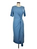 Betabrand 100% Polyester Blue Casual Dress Size L - photo 1