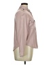 Mudd 100% Rayon Solid Tan Long Sleeve Button-Down Shirt Size L - photo 4