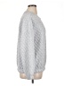 Time and Tru 100% Recycled Polyester Silver Pullover Sweater Size XL - photo 4