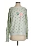 LC Lauren Conrad Print Green Pullover Sweater Size S - photo 1