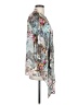 Paradigma 100% Polyester Teal Kimono Size XS - photo 4