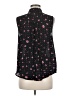 Elle 100% Polyester Floral Black Sleeveless Blouse Size M - photo 2