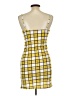 Boohoo Plaid Yellow Casual Dress Size 10 - photo 2