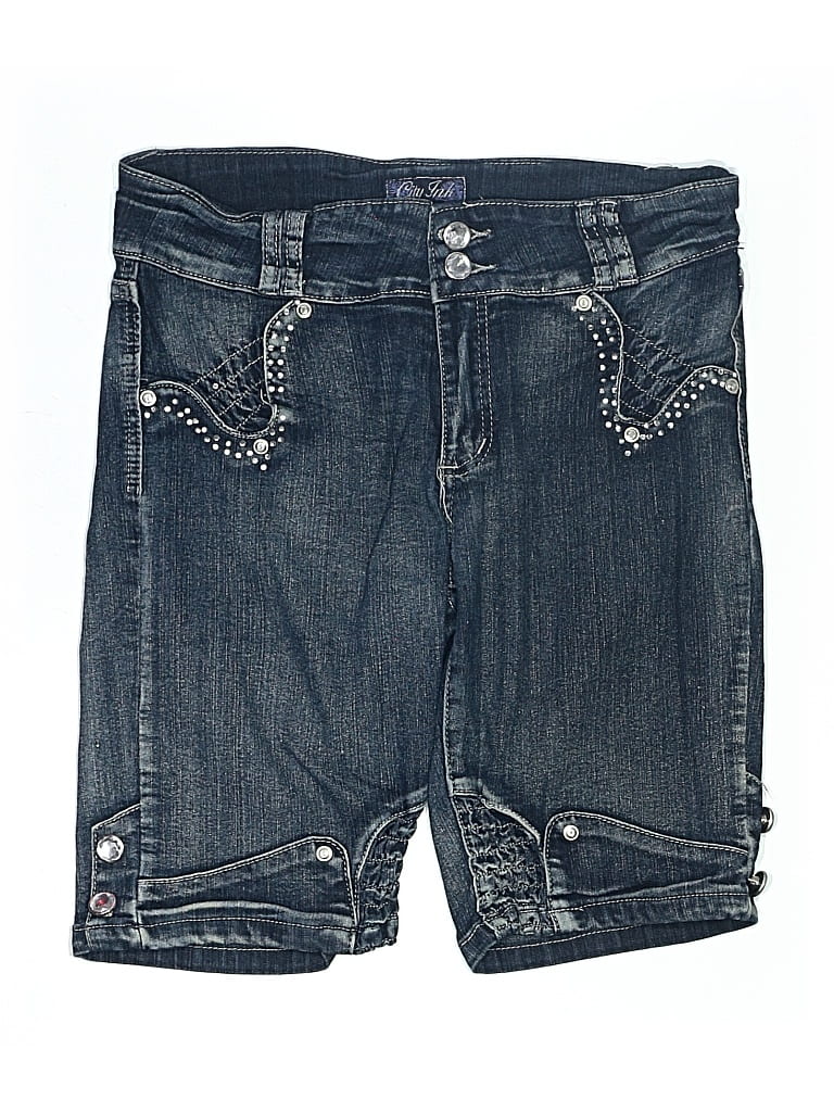 Pre-owned Assorted Brands Denim Shorts In Blue
