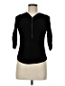 A'gaci Black 3/4 Sleeve Top Size M - photo 1