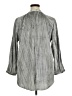 Cato Metallic Silver 3/4 Sleeve Blouse Size XL - photo 2